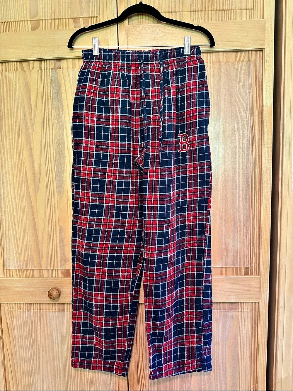 Concepts Plaid Lounge Pants Size Small Boston Red Sox